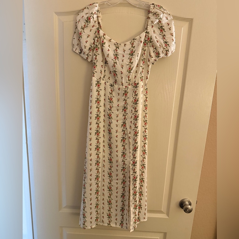 Moonsea Cream Puff Sleeve Sundress - Picture 5 of 11
